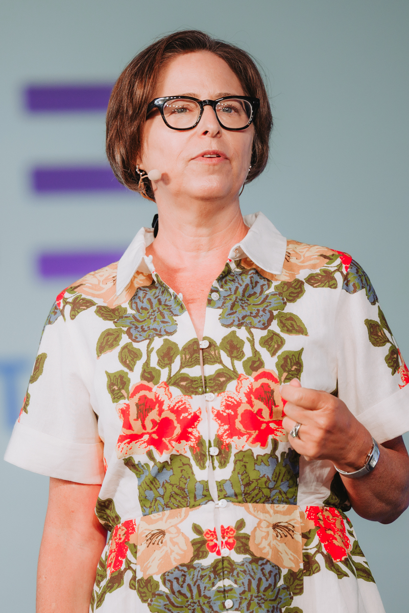 Jennifer Tescher, CEO, Financial Health Network, speaking at EMERGE